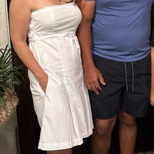 White Strapless Dress Manila Grace